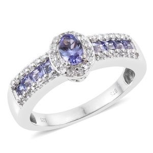 Tanzanite, Cambodian Zircon Ring (6.0)